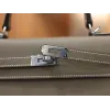 ケリー 25 エプソム エトゥープ シルバー金具