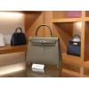 ケリー 25 エプソム エトゥープ シルバー金具