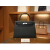 ケリー 25 エプソム ブラック シルバー金具