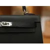 ケリー 25 エプソム ブラック シルバー金具