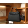 ケリー 25 エプソム ブラック シルバー金具