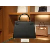 ケリー 25 エプソム ブラック シルバー金具
