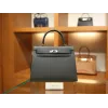 ケリー 25 エプソム H0 ミスティグレー シルバー金具