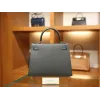 ケリー 25 エプソム H0 ミスティグレー シルバー金具