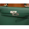 ケリー 25 エプソム Z6/Malachite  マラカイト シルバー金具