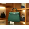 ケリー 25 エプソム Z6/Malachite  マラカイト シルバー金具