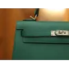 ケリー 25 エプソム Z6/Malachite  マラカイト シルバー金具