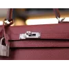 ケリー 25 エプソム 55/ Rouge H ルージュアッシュ シルバー金具