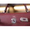 ケリー 25 エプソム 55/ Rouge H ルージュアッシュ シルバー金具