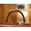 ケリー 25 ボックス Boxセリエ ルージュアッシュ ゴールド金具