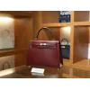 ケリー 25 ボックス Boxセリエ ルージュアッシュ ゴールド金具
