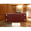 ケリー 25 ボックス Boxセリエ ルージュアッシュ ゴールド金具