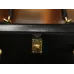 ケリー 25 ボックス セリエ ブラック ゴールド金具