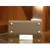 ケリー 25 クレマンス エトゥープ ゴールド金具