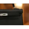 ケリー 25 トゴ ブラック シルバー金具