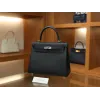 ケリー 25 トゴ ブラック シルバー金具