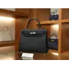 ケリー 25 トゴ ブラック シルバー金具