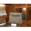 ケリー 25 トゴ エトゥープ シルバー金具
