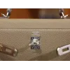 ケリー 25 トゴ エトゥープ シルバー金具