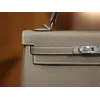 ケリー 25 トゴ エトゥープ シルバー金具