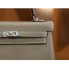 ケリー 25 トゴ エトゥープ シルバー金具