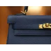 ケリー 25 トゴ ブルードプリュス ゴールド金具