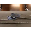 ケリー 28 エプソム エトゥープ シルバー金具