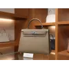 ケリー 28 エプソム エトゥープ シルバー金具
