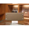 ケリー 28 エプソム エトゥープ シルバー金具