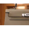 ケリー 28 エプソム エトゥープ シルバー金具