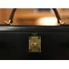 ケリー 28 ボックス Boxセリエ ブラック ゴールド金具
