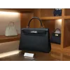 ケリー 28 エプソム ブラック シルバー金具