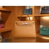 ケリー 28 エプソム ゴールド シルバー金具