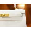 ケリー 28 エプソム ホワイト ゴールド金具