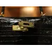 ケリー 28 光沢ニロティカス ブラック ゴールド金具