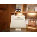 ケリー 28 トゴ ホワイト ゴールド金具