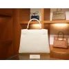ケリー 28 トゴ ホワイト ゴールド金具