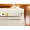 ケリー 28 トゴ ホワイト ゴールド金具
