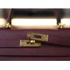 ケリー 28 トゴ ルージュガランス ゴールド金具