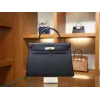 ケリー 32 トゴ Blue nuit ブルーニュイ ゴールド金具