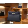 ケリー 32 トゴ Blue nuit ブルーニュイ ゴールド金具