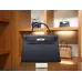ケリー 32 トゴ 2Z/Blue Nuit ブルーニュイ ゴールド金具