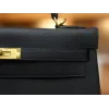 ケリー 32 トゴ 2Z/Blue Nuit ブルーニュイ ゴールド金具