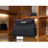 ケリー 32 トゴ 2Z/Blue Nuit ブルーニュイ ゴールド金具