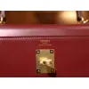 ケリー 32 ボックス ルージュカザック ゴールド金具