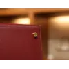 ケリー 32 ボックス ルージュカザック ゴールド金具