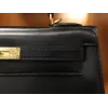 ケリー 32 ボックス セリエ ブラック ゴールド金具