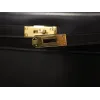 ケリー 32 ボックス セリエ ブラック ゴールド金具