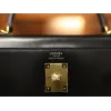 ケリー 32 ボックス セリエ ブラック ゴールド金具