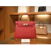 ケリー 25 トゴ ルージュカザック ゴールド金具